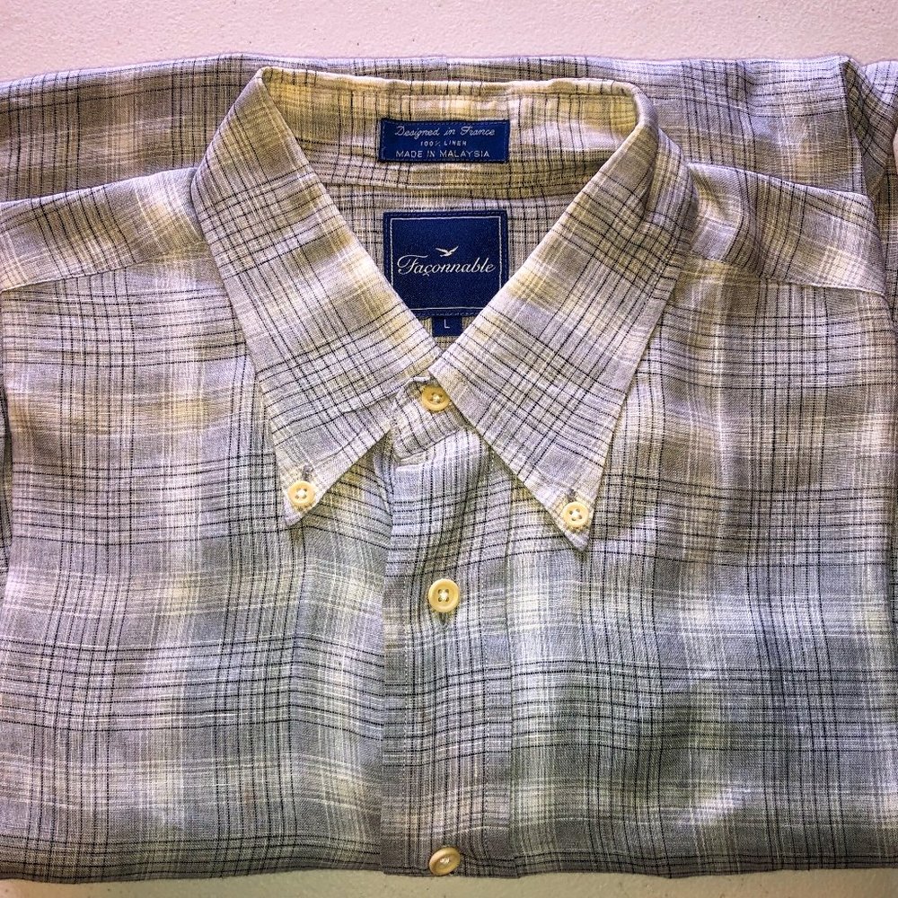 Facconable Men's Button Down Shirt
